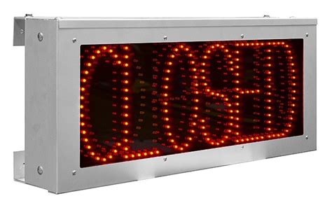 OUTDOOR LED SIGN OPEN/CLOSED - Car Wash Equipment