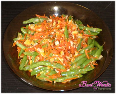 Resepi Mudah Sayur Kacang Buncis Goreng - Buat Wanita