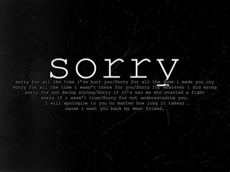 Sorry Wallpapers - Wallpaper Cave