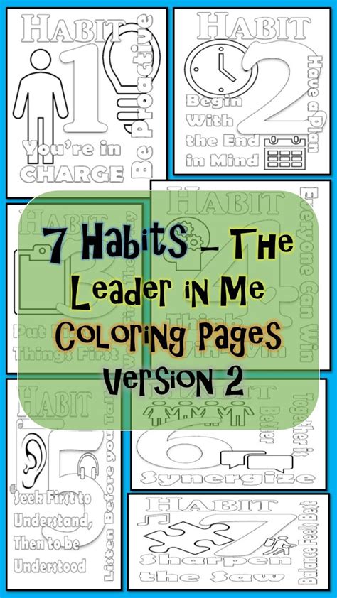 Printable 7 Habits Coloring Pages