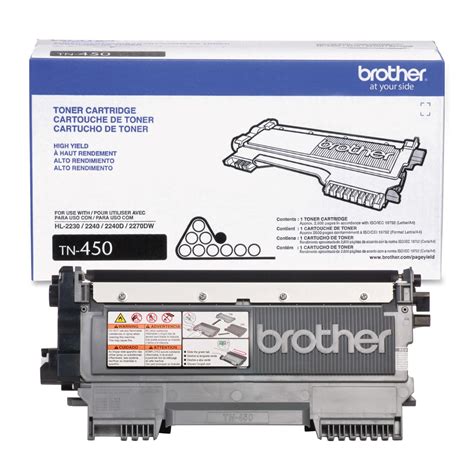 Brother TN450 Original Black Toner Cartridge High Yield at InkJetSuperStore