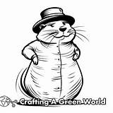Ground Hog Coloring Pages  Free & Printable sketch template