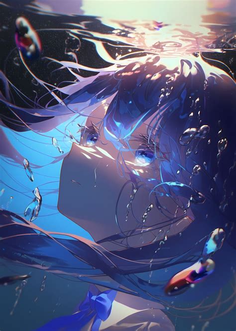 Anime Girl In Water