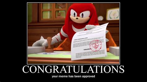 Knuckles Aprobando Memes | Memespedia | Fandom