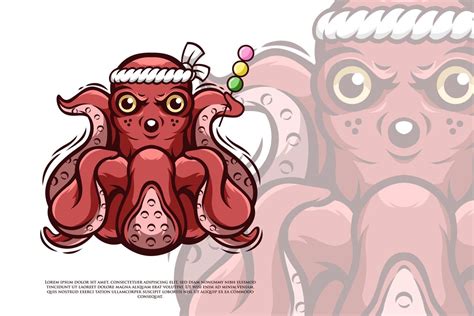 Octopus Character in Japanese Style 7386147 Vector Art at Vecteezy