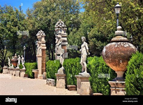 At the gardens of Galleria Borghese, Rome, Italy Stock Photo - Alamy