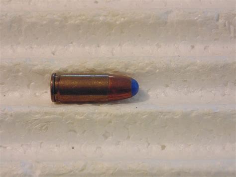 9MM BLUE PLASTIC TIP WIN 9mm LUGER – CollectibleAmmunition.com – Your ...