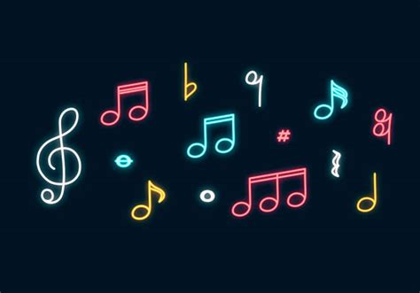 1,000+ Neon Music Notes Stock Illustrations, Royalty-Free Vector Graphics & Clip Art - iStock