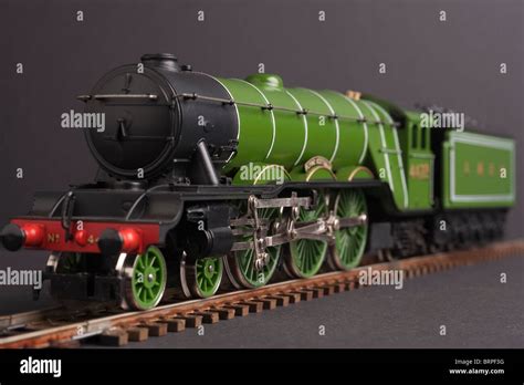 Gresley LNER Class A1 Flying Scotsman, Green livery, front view Stock Photo - Alamy