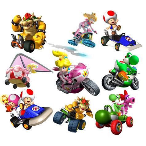 Mario Kart Png Bundle, Super Mario Png Bundle, Mario Kart Characters ...