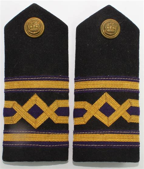 Lot - Merchant Navy Chief Engineer Rank Insignia Shoulder Boards