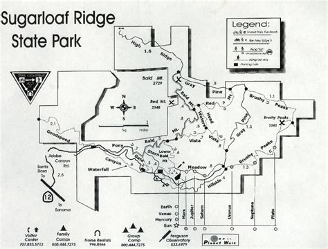 Sugarloaf Ridge State Park in Sonoma County, California