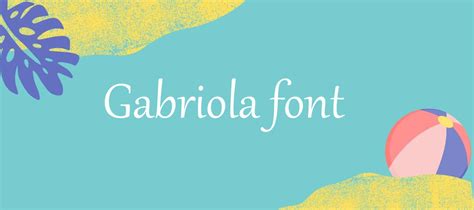 Gabriola Font Free Download