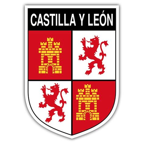 Adhesivo Escudo Castilla y León | TeleAdhesivo.com