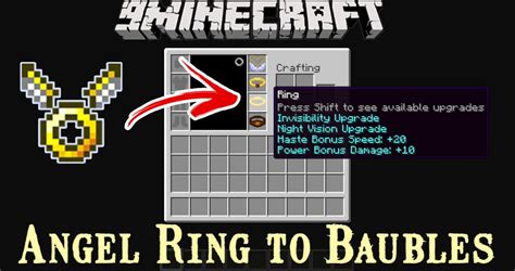 Angel Ring to Baubles Mod 1.12.2, 1.11.2 - 9Minecraft.Net