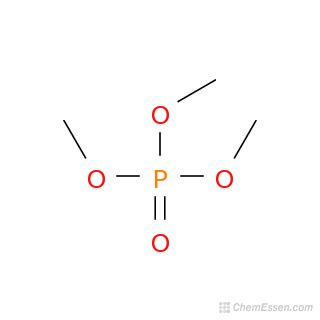 TRIMETHYL PHOSPHATE Structure - C3H9O4P - Over 100 million chemical ...