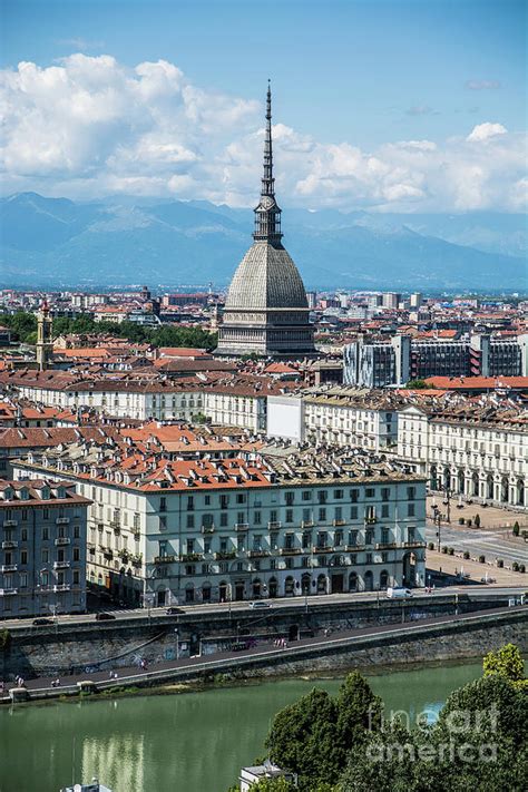 Panoramic view of Turin city center, in Italy Photograph by Stefano C ...