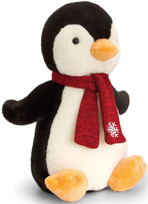 Keel Toys PENGUIN WITH SCARF - 25CM Soft Toy Plush Animal Baby/Toddler ...