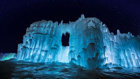 A fairytale being built: the Midway ice castle construction begins