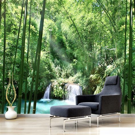 Custom Wallpaper Mural Bamboo Forest Natural Landscape | BVM Home