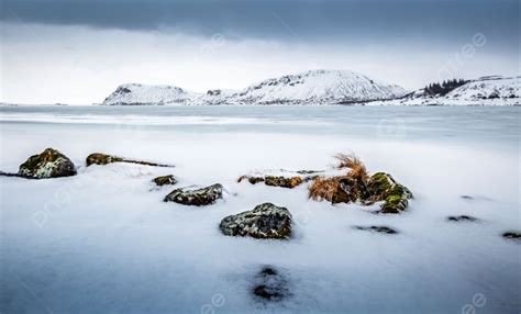 Beautiful Winter Landscape Amazing Arctic Background, Glacier ...