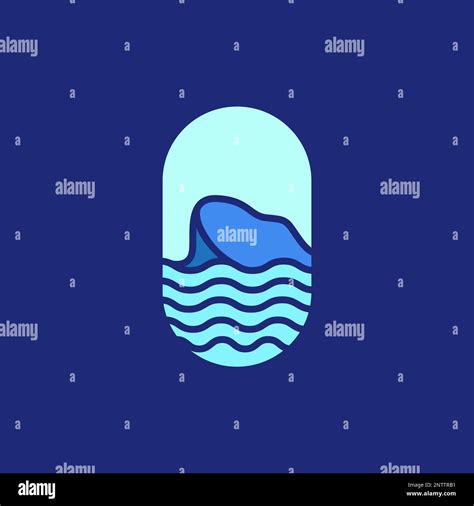 modern minimalist badge sticker iceberg ice water ocean logo design vector Stock Vector Image ...