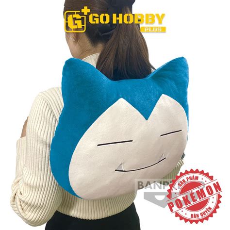 POKÉMON | Super Big Face Shaped Rucksack～Snorlax～| Thú bông Pokémon ...