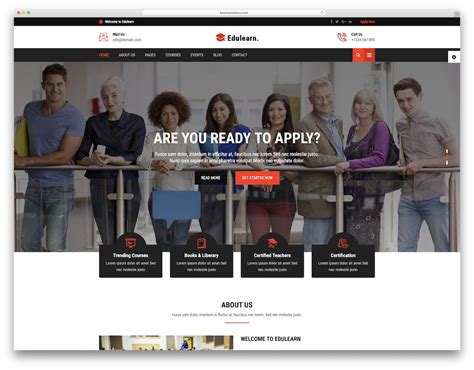 17 Best Students-Friendly School Website Templates 2024 - Colorlib