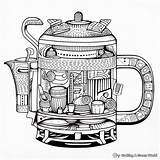 Keg Coloring Page sketch template