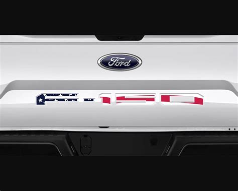 2018-2020 Ford F-150 Tailgate American Flag Inlay Decals USA | Etsy