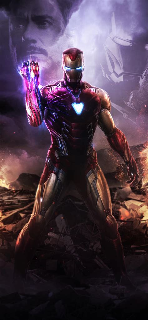 1125x2436 Iron Man Infinity Gauntlet 4k Iphone XS,Iphone 10,Iphone X ,HD 4k Wallpapers,Images ...