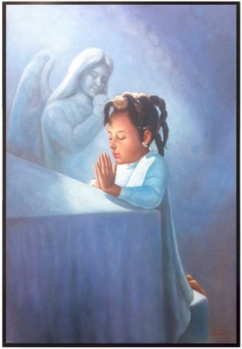 Girl Praying Painting at PaintingValley.com | Explore collection of ...