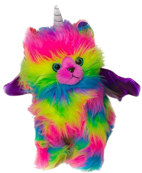 Rainbow Butterfly Unicorn Kitten Plush