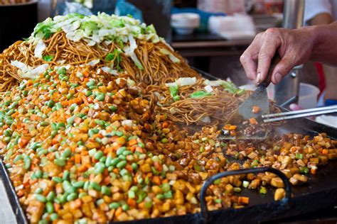 Chinese Street Food Market