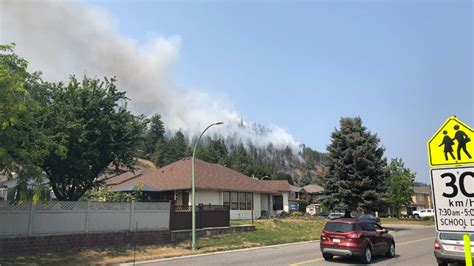 Kelowna wildfire sparked by lighter prompts evacuation alert | CTV News