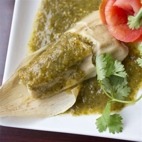 Green Chile Chicken Tamales recipe | Epicurious.com