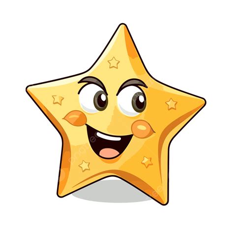 Happy Gold Star Clipart