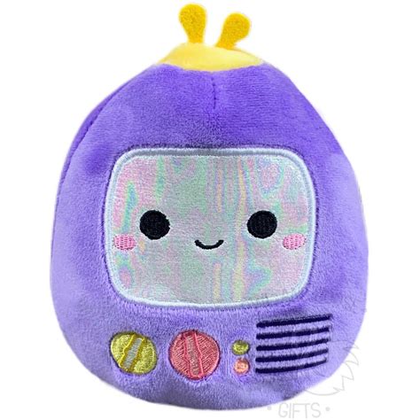 Squishmallow 5 Inch Angusan the Retro TV Plush Toy - Owl & Goose Gifts