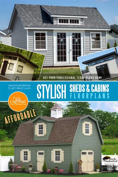 Affordable Prefab Shed Kits & DIY Shed Plans for Your Backyard - Craft-Mart