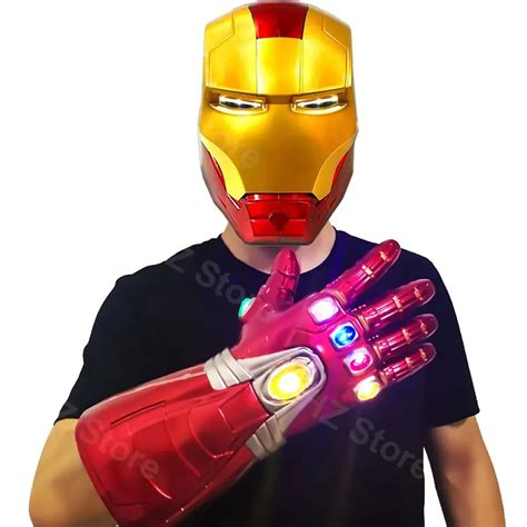 Led Eyes Helmet Iron Man | Casco Ironman Cosplay - Animation ...