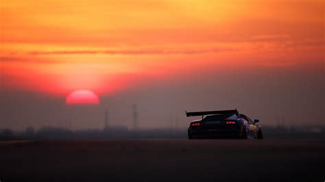 Sunset With Cars Wallpapers - Wallpaper Cave