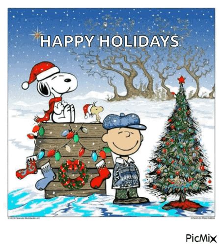 Merry Christmas Charlie Brown GIF - Merry Christmas Charlie Brown Snoopy - Discover & Share GIFs