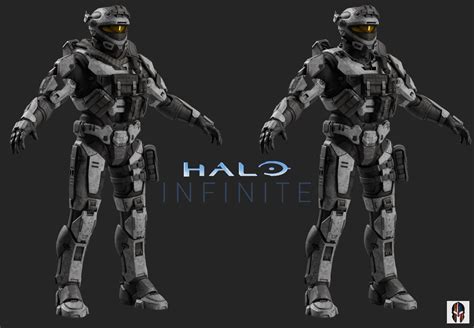 Created my dream Halo Infinite Spartan in Blender (Credit to model pack below). Hopefully cross ...