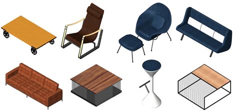 Revit Furniture Library - High quality 3D models