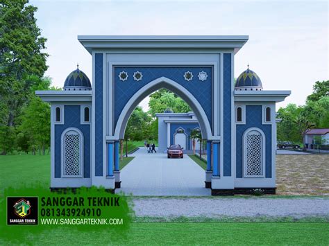 DESAIN GAPURA / GERBANG MASJID TERBARU | SANGGAR TEKNIK