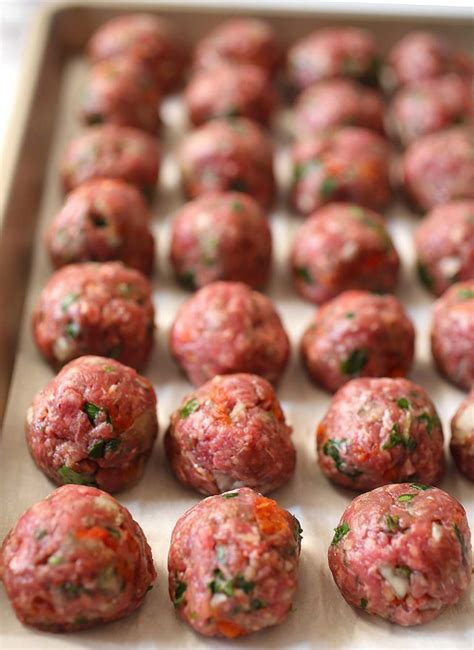 Beef Meatballs with Herbs and Spices