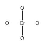 Draw the Lewis structure of chromate ion. | Quizlet