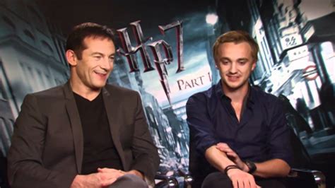 Jason Isaacs & Tom Felton: Harry Potter and the Deathly Hallows Junket Interview - YouTube