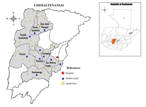 Map of Chimaltenango and Guatemala | Download Scientific Diagram