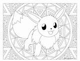 133 Eevee Pokemon Coloring Page · Windingpathsartcom sketch template